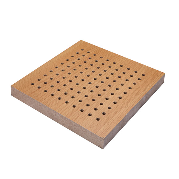 Wood perforated sound - absorbing panels